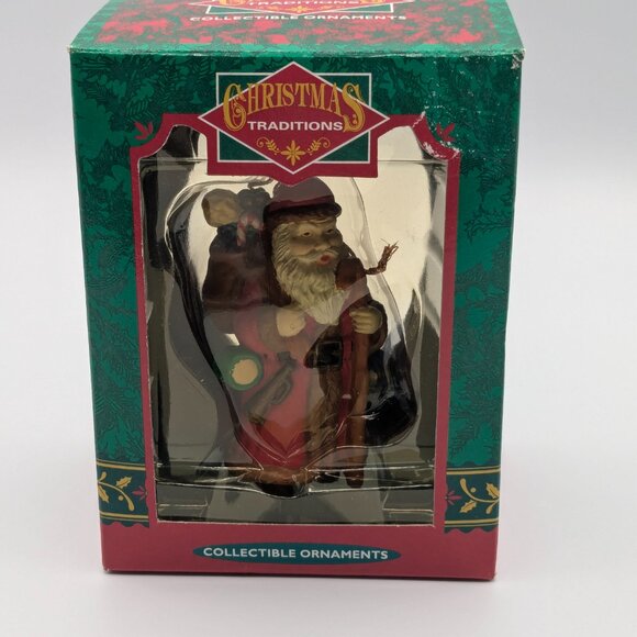 Matrix Christmas Traditions Santa Claus Collectible Vintage Ornament 1992 - Picture 6 of 9